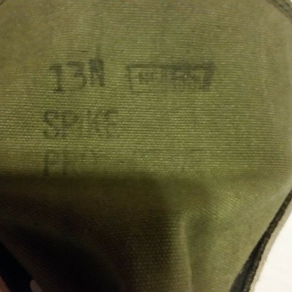 GREEN VIETNAM ERA COMBAT BOOTS 13N SI524 main image 8